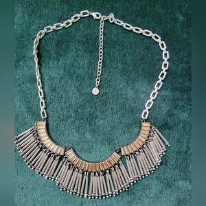 Stella & Dot silver necklace
